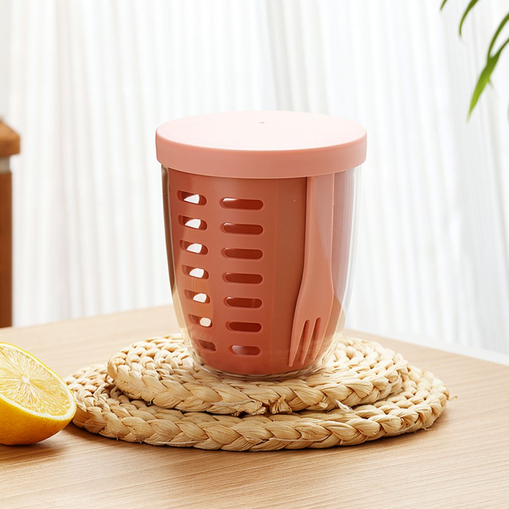 Large Salad Shaker Cup With Fo - Healthy Snacks Food 评论和价格