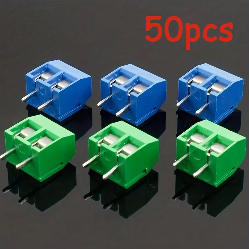 50PCS PCB Terminal Block Conne - Nuts Mix 评论和价格