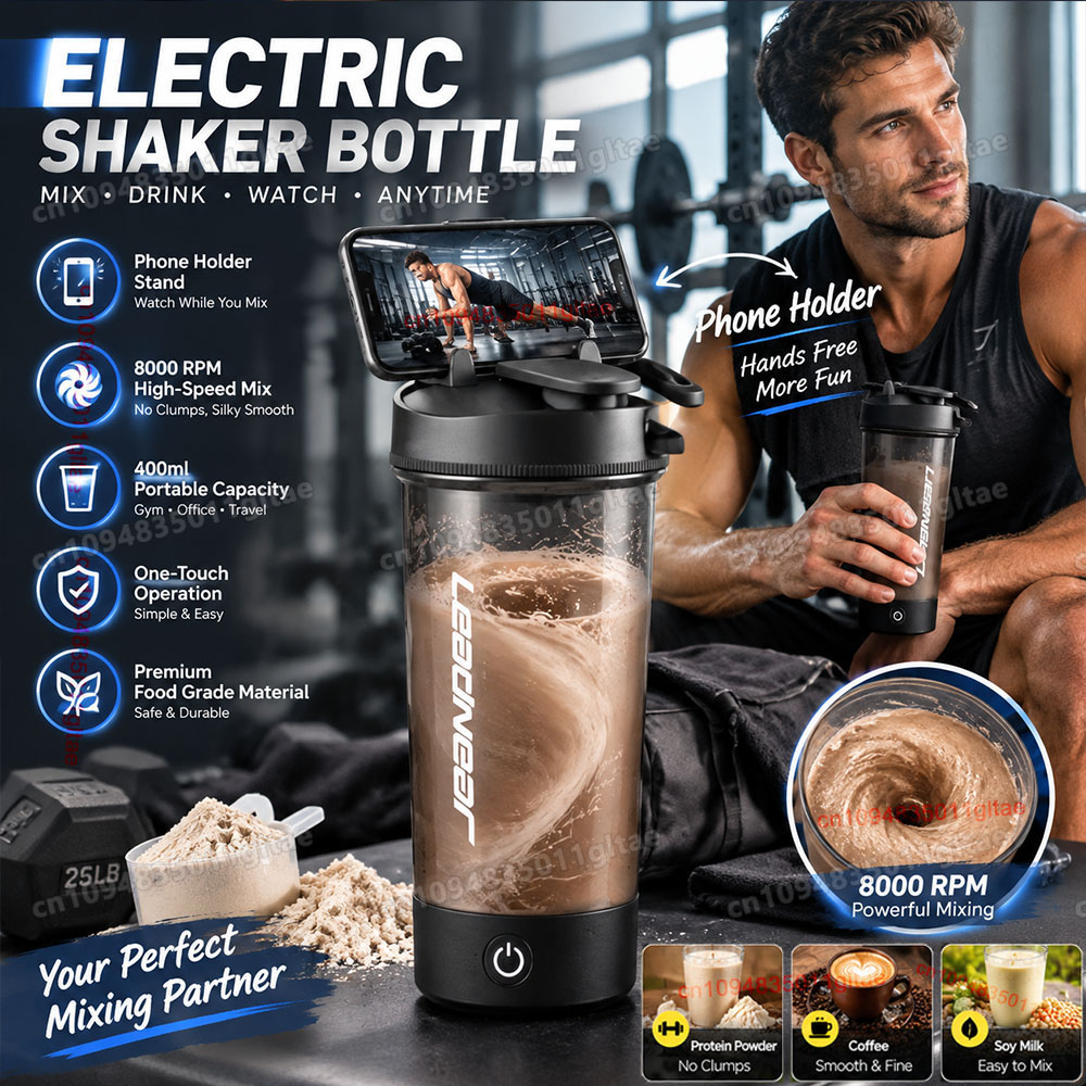 400-700ml Electric Shaker Cup  - Protein Bar 评论和价格