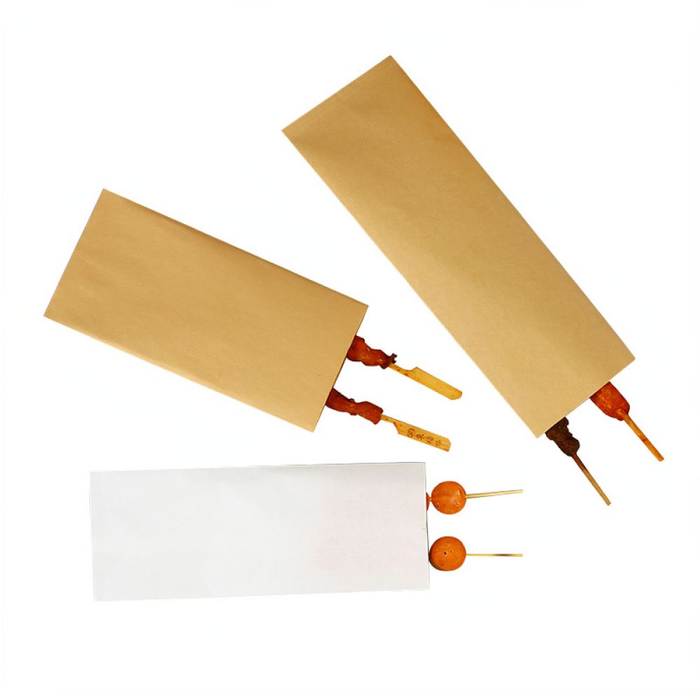 Kraft Paper Food Pouch Grease  - Food Snacks Catering 评论和价格