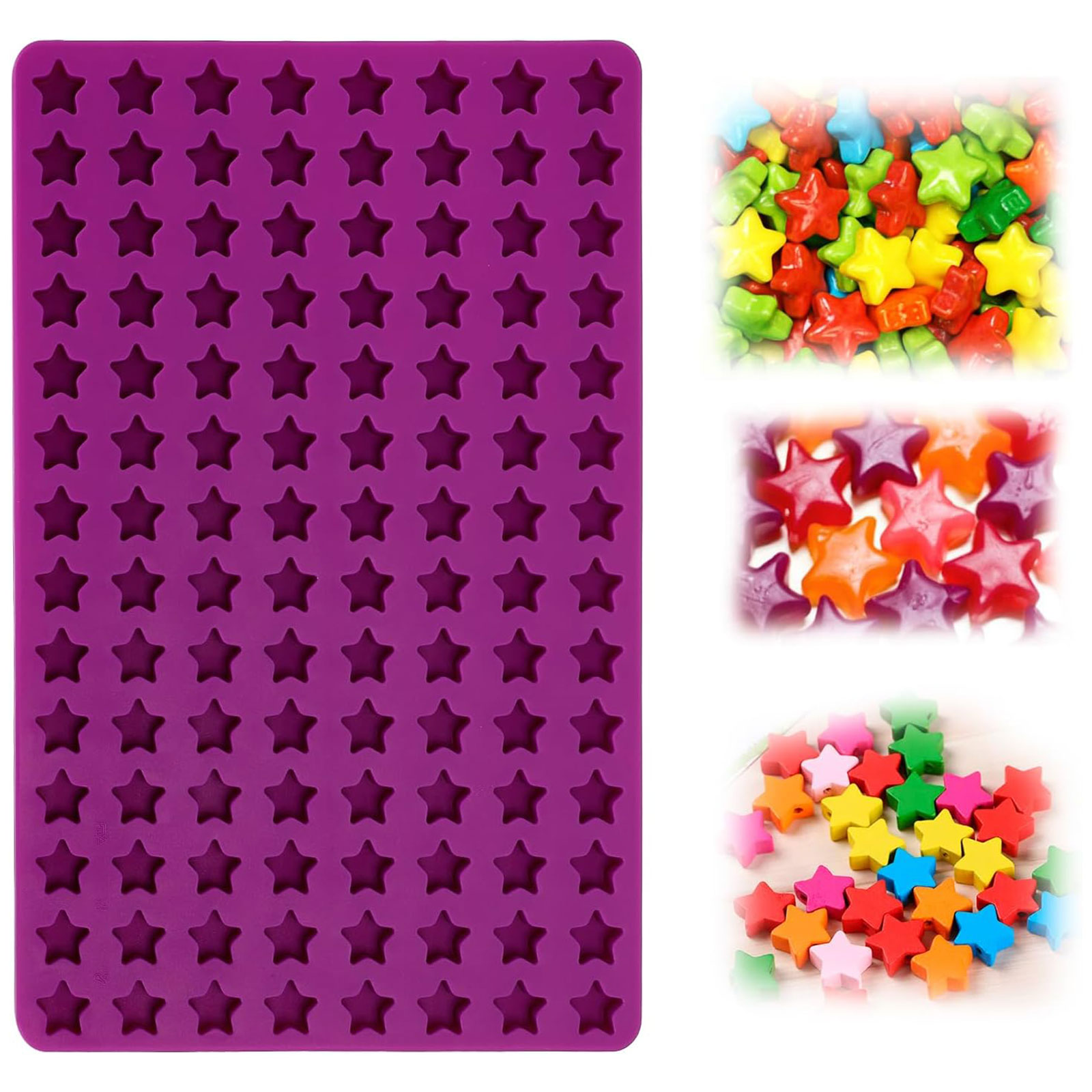 112 Cavity Mini Star Silicone  - Chocolate Snack 评论和价格