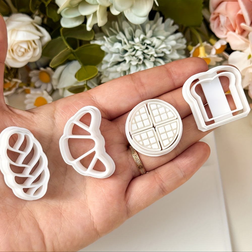 4Pcs Bread Themed Cookie Cutte - Cookies Pack 评论和价格